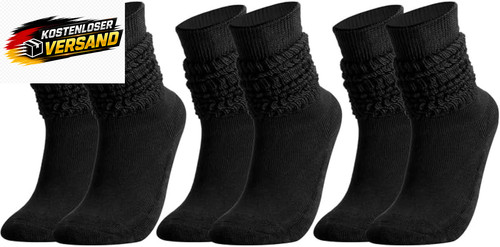 Damen slouch socken 3er - damen, pack