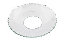 Glas-Kerzenmanschette Gezackt