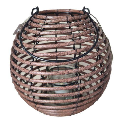 Laterne aus kunst rattan - laterne,