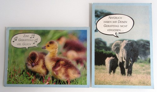 Postkarten lot geburtstag - lot, x