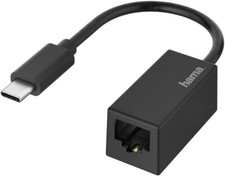 Hama USB-C auf RJ45 LAN Adapter Gigabit Ethernet Netzwerk - NEU