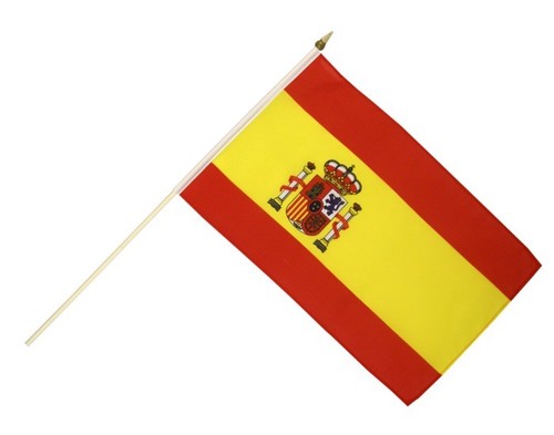 Spanien stockflagge flaggen - spanien,