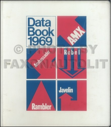 1969 amc daten buch - daten, original