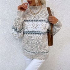 Damen Pullover Strickpullover