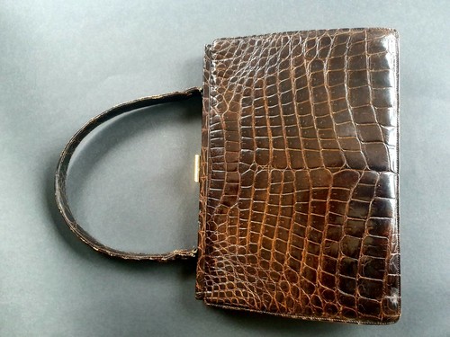 Krokodilleder handtasche - krokodilleder,