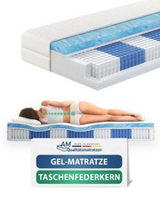 1000 Federn Gel Taschenfederkern Matratze 90x200 140x200 160x200 180x200 H2 H3