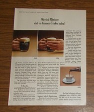 Seltene Werbung GUINNESS - Wieviele Mitwisser darf Guinness-Trinken haben? 1977
