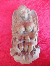 schöne,alte Holzfigur__Engel