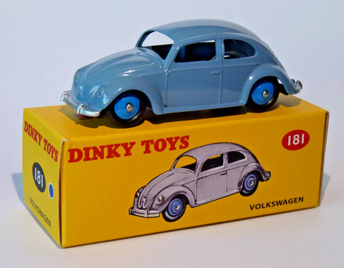 Volkswagen käfer blau dinky - volkswagen,