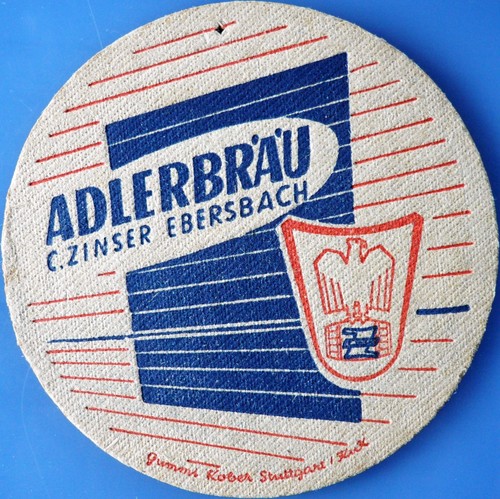 Alter bierdeckel adlerbräu - alter, c