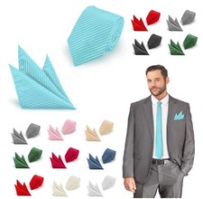 Krawatte + Einstecktuch SET