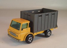Matchbox Superfast Nr. 37 Cattle Truck gelb m. Kühen schmale Hohlräder 2 #412