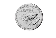 5 Euro 2024 San Marino Wanderfalke 1 oz Silber