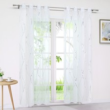 1er Gardinen Wellen Vorhang