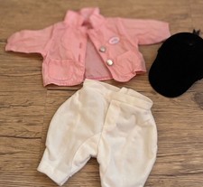 Reiterset Babyborn Helm Hose Weste Reiterbekleidung Puppe