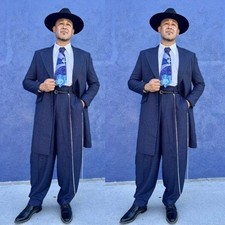 Navy Blue Men's Zoot Suit