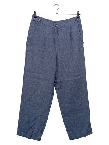 Poetry leinenhose damen blau - poetry,