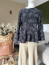 Hallhuber Damen Seiden Bluse