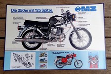 Poster MZ TS 250 + 150 Motor