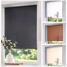 Rollo klemmfix Sichtschutz ohne Bohren weiß sand grau braun Klemmrollo Minirollo