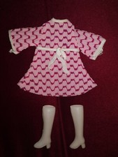 Schönes Barbie Petra Plasty Clone Modepuppen Outift Fashion 70iger Vintage