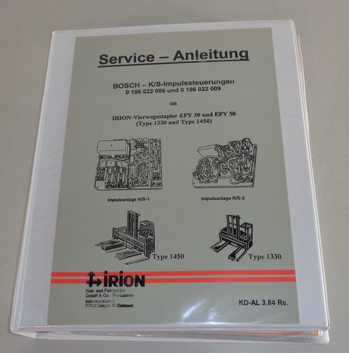 Werkstatthandbuch irion - werkstatthandbuch,