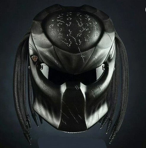 Predator motorradhelm schwarz - motorradhelm,