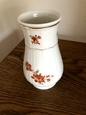 Heinrich Porzellan Manufaktur Vase Alegre Blumendekor und Gold