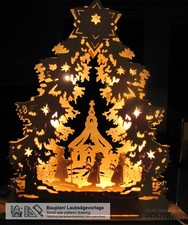 3D-Dreiecksleuchter Kurrende