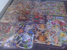 Oblaten/Glanzbilder Poesiebilder 12 komplette Bogen