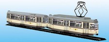 Straßenbahn H0 Modell Tram Karton Bausatz GothaGroßr.TW Dresden mit BW, 1:87