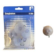 Saugnapf Haken 35mm Transparent Bad Küche 2kg Handtuchhalter Fliesen Glas Dusche