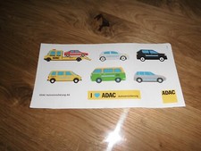 ADAC - Aufkleber  - Autos  6 Stück