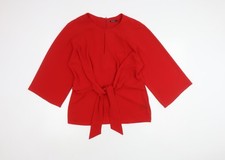 Roman rotes Damen 3/4 Arm Top