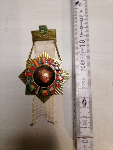 Anstecker erdball und flaggen - anstecker,