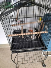 Vogelkäfig mit Ständer, Groß