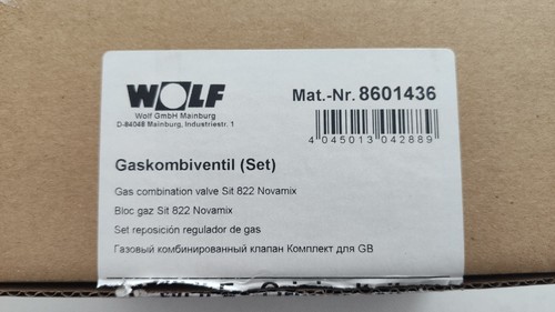 Wolf gaskombiventil mat - wolf,