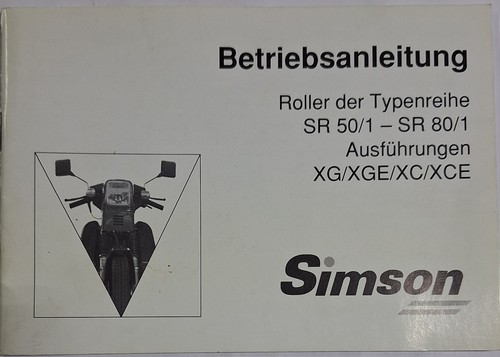 Simson roller 1 xce - sr,