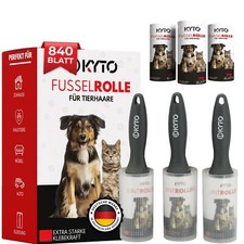 Fusselrolle 840 Blatt Flusenbürste Tier Haare Möbel Sofa 12x | 20x Nachfüllset