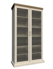 Vitrine ROYAL WS Nordische Kiefer Schrank Wohnzimmerschrank 2 Türiger