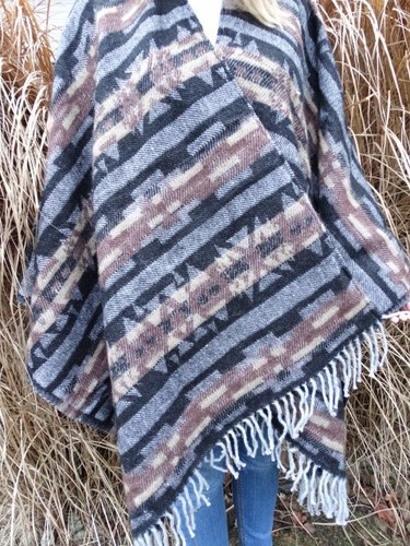 Damen poncho schal - schal,