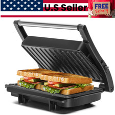 Press Grill Sandwich Maker w/