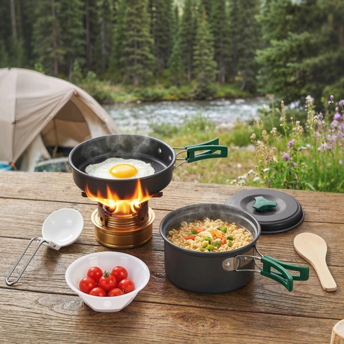 Camping kochgeschirr set - camping,