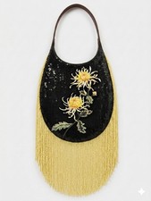 Stickerei Tasche Chrysantheme
