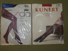 MODISCHE STRUMPFHOSE 2xPACK  40DEN Gr 44-46 FLASH-RED/2940 VIOLETT KUNERT ESDA