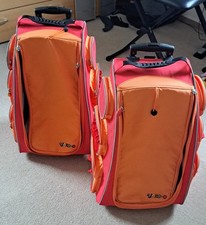 Zwei Stück - Reisekoffer mit rollen / Trolley für Kinder von Jako-o Rot/Orange