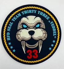 Berufsfeuerwehr Hamburg Rubber Patch Team Logo der FuRW F33 SEALs Team 33