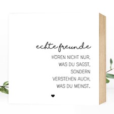 Wunderpixel® Holzbild "Echte