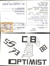 93469,QSL CB Karte Altmünster Optimist Segelboot 