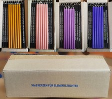 60 Kerzen Elementkerzen dünne